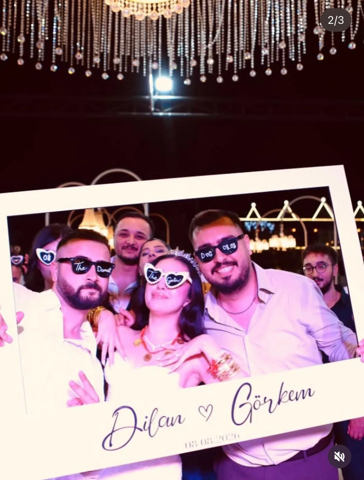 Tubi Event müşterisinin etkinliğinden kişiye özel karşılama panosu fotoğrafı